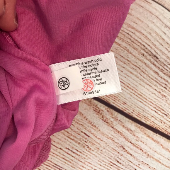 Lane Bryant Ruffle Off Shoulder Mauve Pink Blouse Size 18/20 - Picture 12 of 16